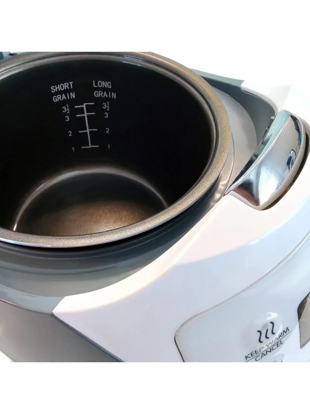 Compact Mini Rice Cooker with Ninja Ceramic Bowl, Fuzzy Logic, 4 Cooking